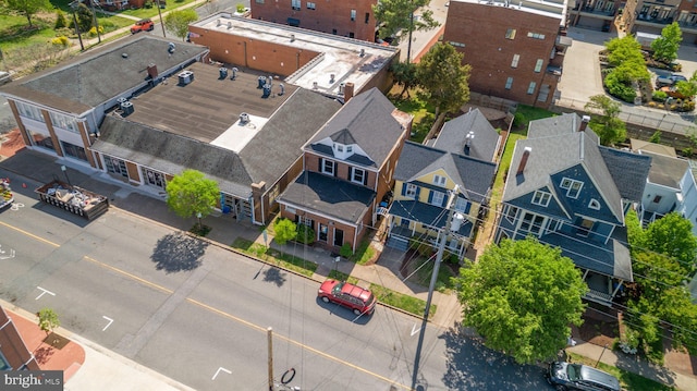 bird's eye view featuring a residential view