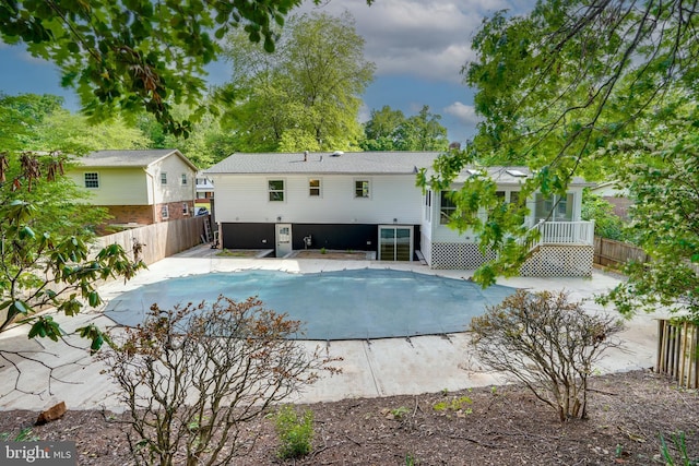 4403 Echo Ct, Woodbridge, VA 22193 - rear view of property with a fenced backyard and a patio