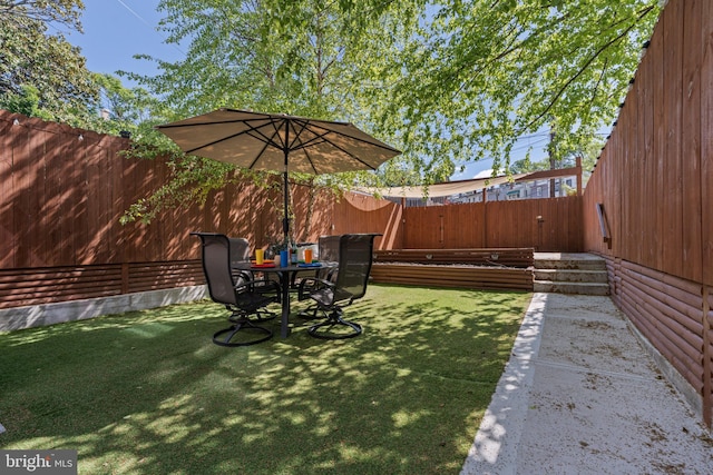 view of yard