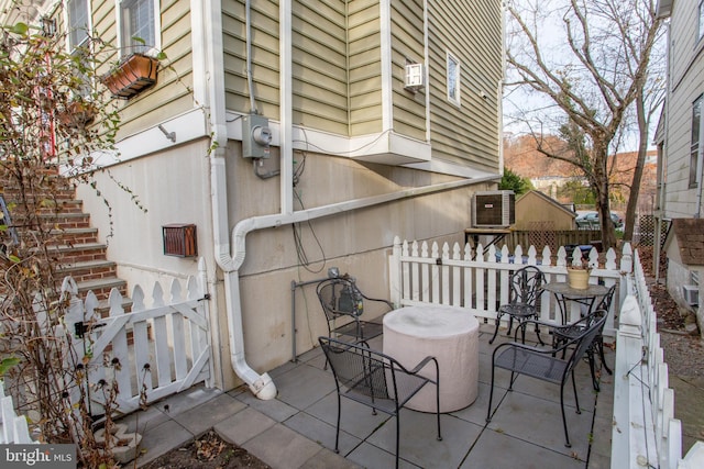 16 S Union St, Lambertville, NJ 08530 - view of patio featuring fence