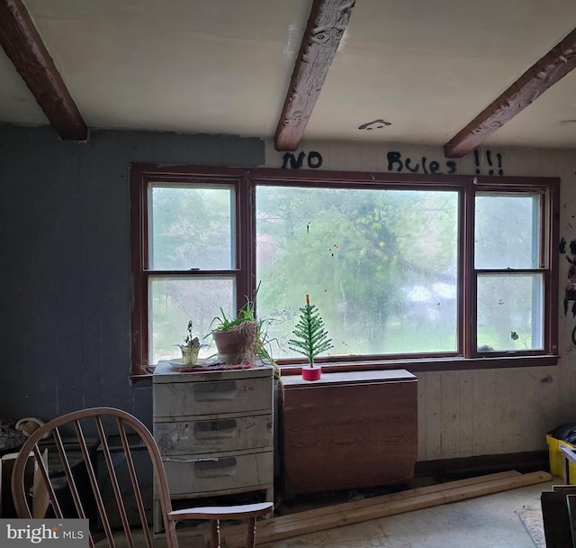 217 Main St, Delta, PA 17314 - room details with beam ceiling