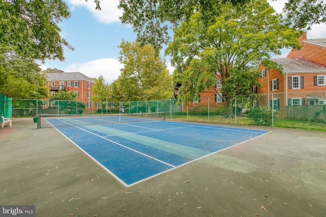 2865 S Abingdon St, Arlington, VA 22206 - view of tennis court featuring fence