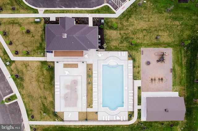 drone / aerial view
