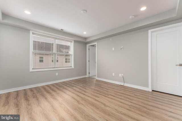 350 Star Tavern Ln, West Chester, PA 19382 - interior space with baseboards, recessed lighting, visible vents, and light wood-type flooring