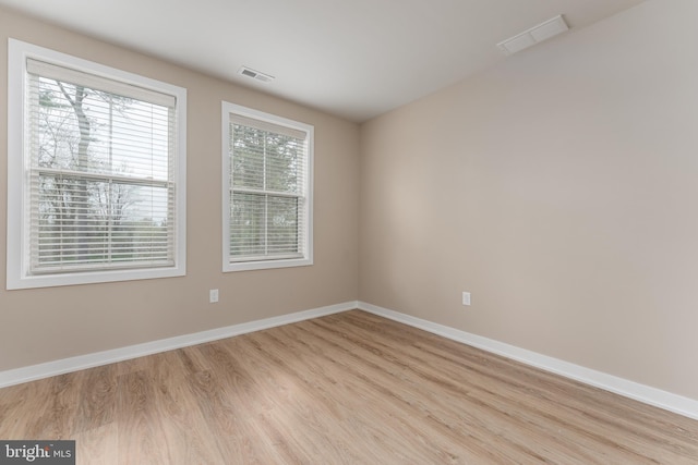 350 Star Tavern Ln, West Chester, PA 19382 - spare room with light wood-style flooring, visible vents, and baseboards
