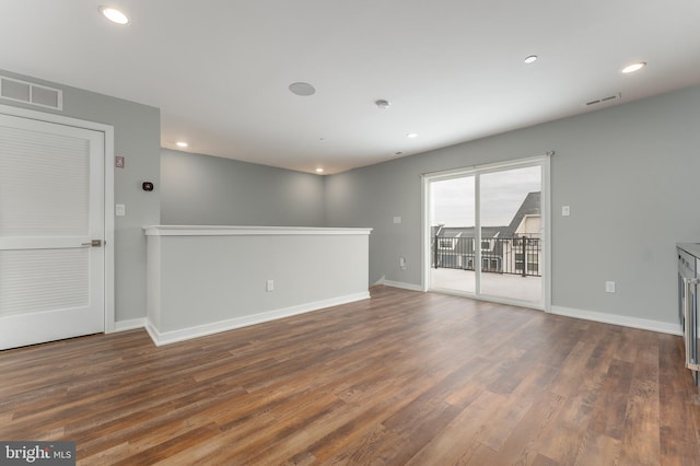 350 Star Tavern Ln, West Chester, PA 19382 - empty room with wood finished floors, visible vents, and recessed lighting
