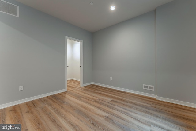 350 Star Tavern Ln, West Chester, PA 19382 - unfurnished room with recessed lighting, baseboards, visible vents, and light wood-style flooring