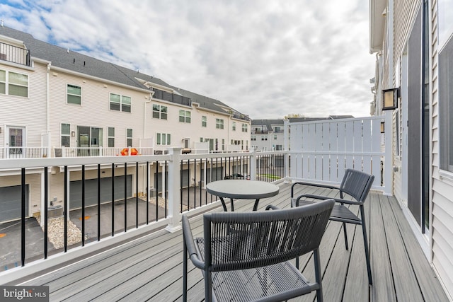 350 Star Tavern Ln, West Chester, PA 19382 - wooden terrace with a residential view