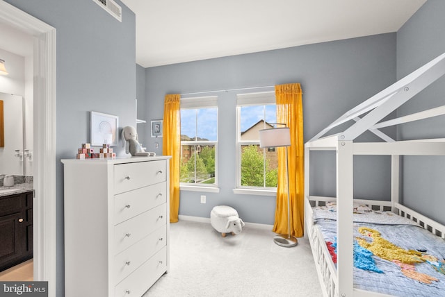 22186 Mccormick Ter, Ashburn, VA 20148 - bedroom with light colored carpet and baseboards