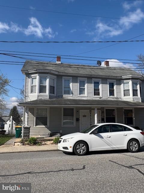 multi unit property with covered porch