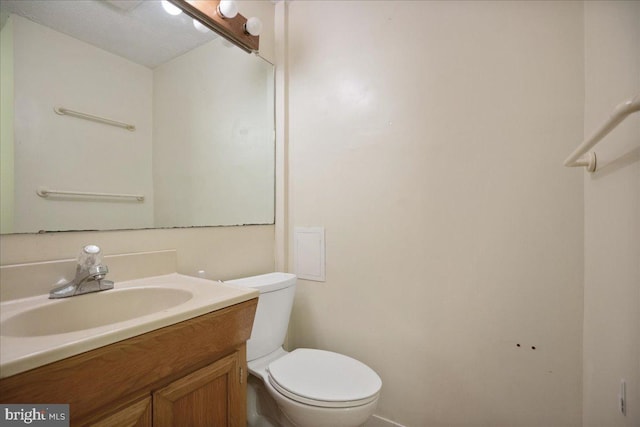 5650 Warren Dr, Huntingtown, MD 20639 - bathroom with vanity and toilet