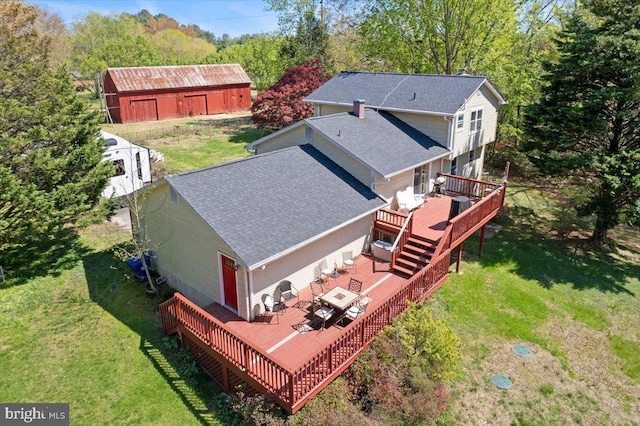 5650 Warren Dr, Huntingtown, MD 20639 - aerial view