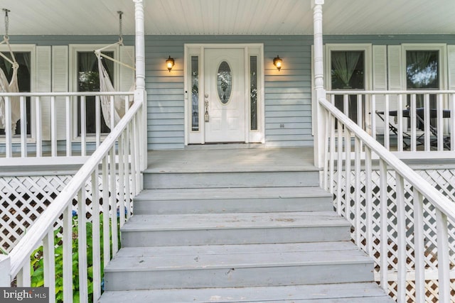 2320 Harpoon Dr, Stafford, VA 22554 - view of exterior entry with a porch