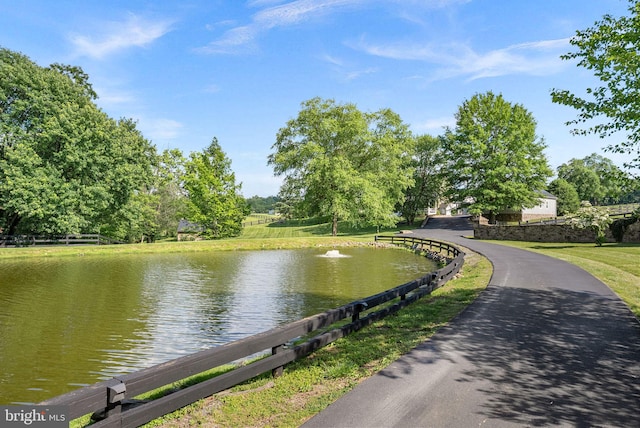 36437 Whispering Springs Ct, Purcellville, VA 20132 - water view featuring a tree filled landscape