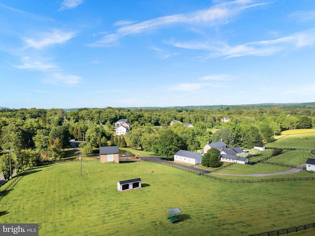 36437 Whispering Springs Ct, Purcellville, VA 20132 - aerial view of sparsely populated area with a forest
