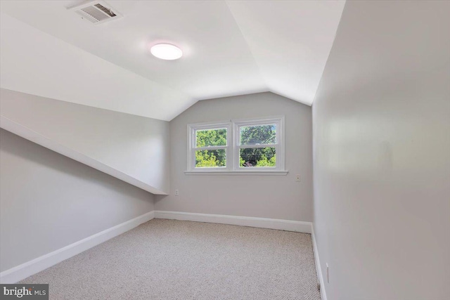 3404 Chesley Ave, Baltimore, MD 21234 - bonus room with baseboards, vaulted ceiling, and carpet flooring