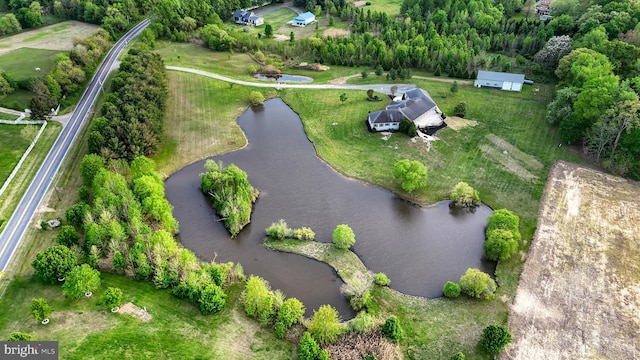 1081 Caldwell Corner Rd, Townsend, DE 19734 - drone / aerial view with a water view