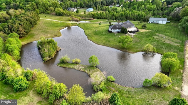 1081 Caldwell Corner Rd, Townsend, DE 19734 - drone / aerial view with a water view