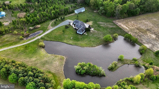 1081 Caldwell Corner Rd, Townsend, DE 19734 - drone / aerial view with a water view