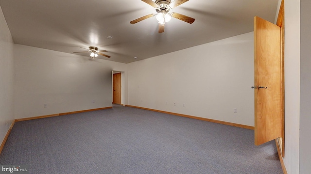 1081 Caldwell Corner Rd, Townsend, DE 19734 - carpeted spare room with a ceiling fan and baseboards