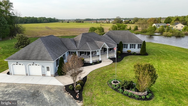 1081 Caldwell Corner Rd, Townsend, DE 19734 - aerial view with a water view