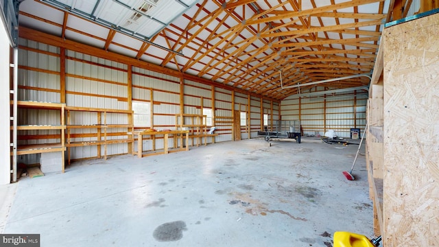 1081 Caldwell Corner Rd, Townsend, DE 19734 - garage featuring metal wall