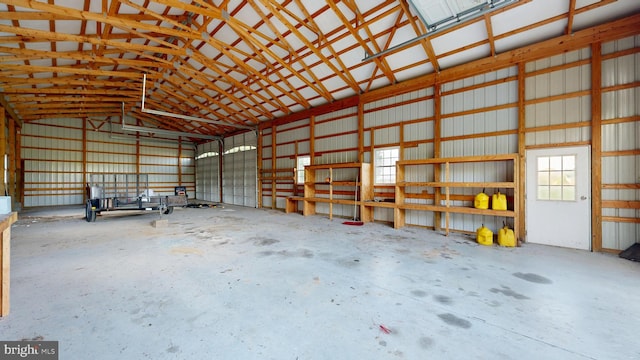 1081 Caldwell Corner Rd, Townsend, DE 19734 - garage featuring metal wall