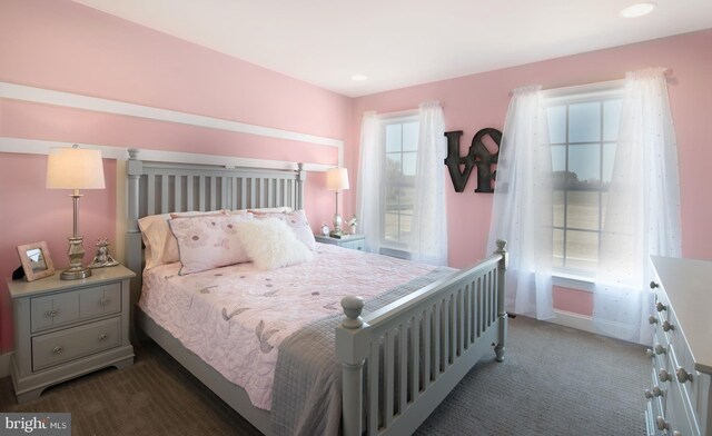 126 Green Forest Dr Unit 5Houston, Middletown, DE 19709 - bedroom featuring recessed lighting and carpet