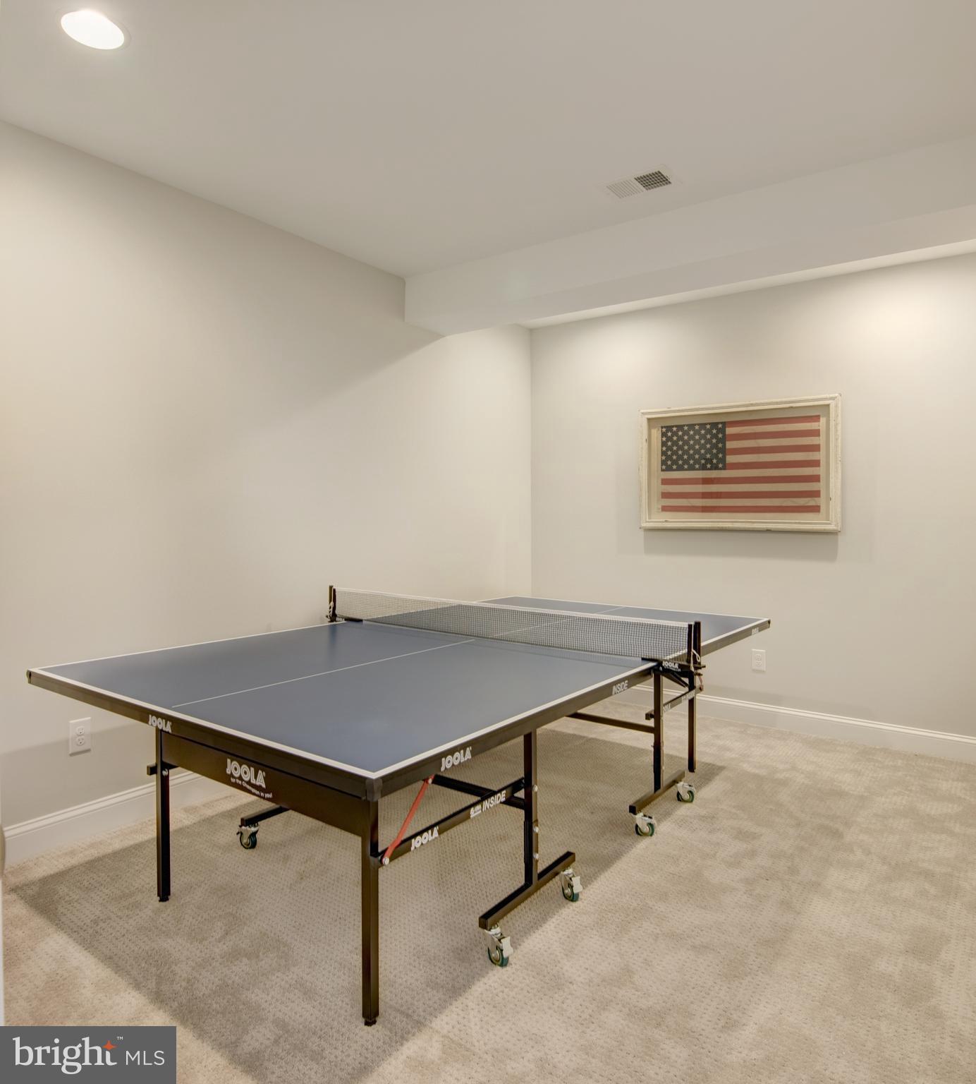 126 Green Forest Dr Unit 5Houston, Middletown, DE 19709 - recreation room featuring baseboards, carpet, and visible vents