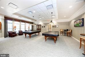 106 Mahogany Way, Upper Gwynedd, PA 19446 - game room with carpet and pool table