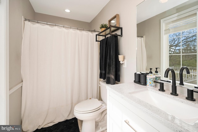 522 White Oak Rd, Fredericksburg, VA 22405 - full bathroom featuring toilet and vanity