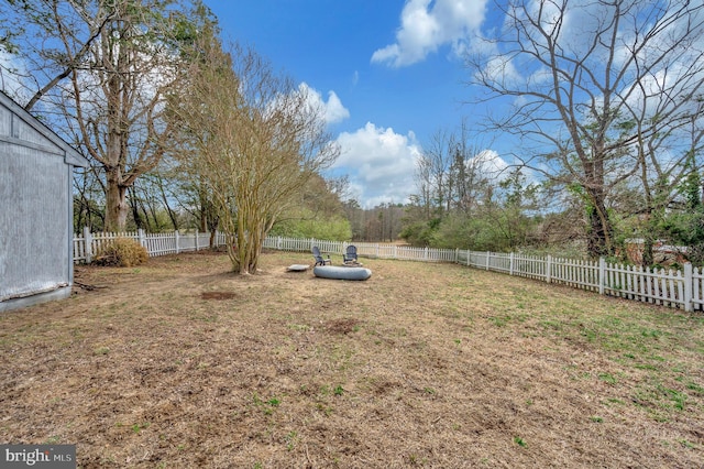 522 White Oak Rd, Fredericksburg, VA 22405 - view of yard with a fenced backyard
