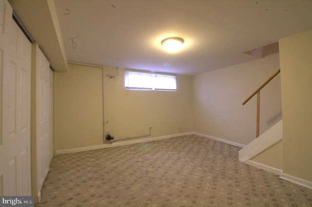 7834 Fayette St, Philadelphia, PA 19150 - basement featuring baseboards and carpet