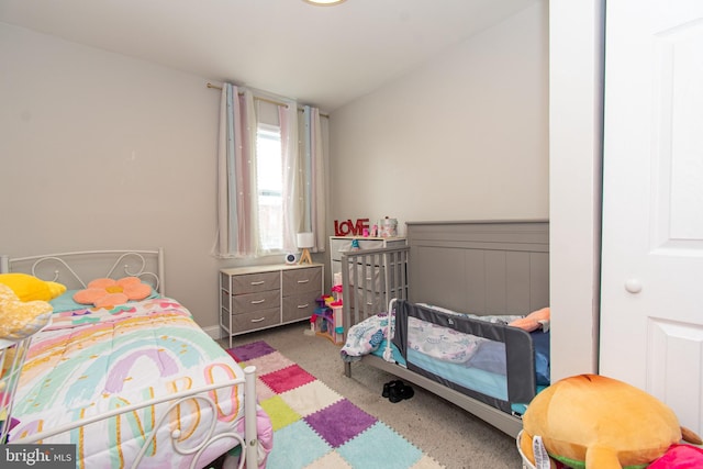 bedroom featuring carpet floors