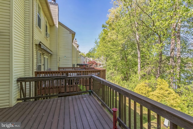 15777 Widewater Dr, Dumfries, VA 22025 - view of wooden deck