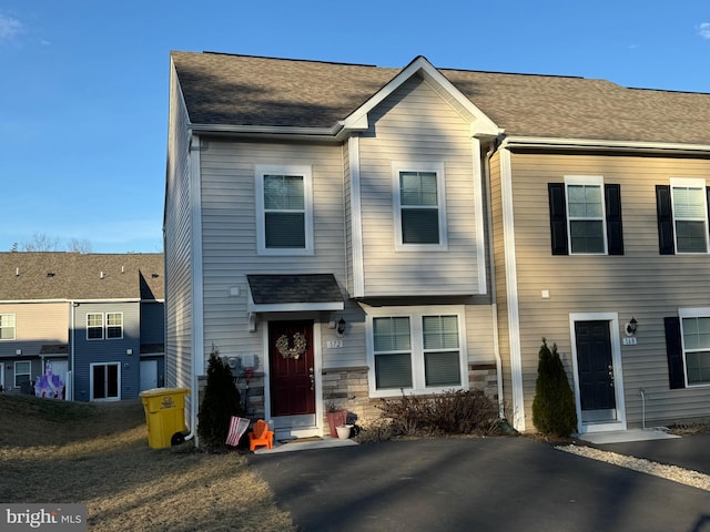 172 Scotch Pine Dr, Bunker Hill, WV 25413 - view of property featuring stone siding