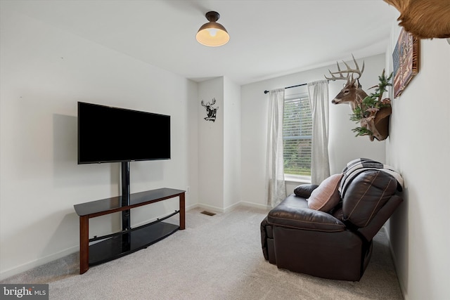 172 Scotch Pine Dr, Bunker Hill, WV 25413 - carpeted living area with baseboards and visible vents