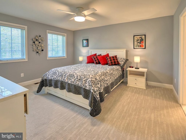 22144 Welches Way, Lewes, DE 19958 - bedroom featuring baseboards, carpet flooring, and ceiling fan