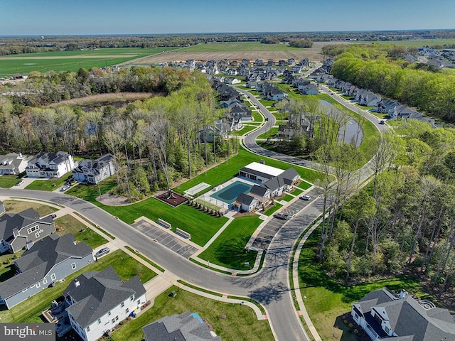 22144 Welches Way, Lewes, DE 19958 - aerial view of property and surrounding area with nearby suburban area