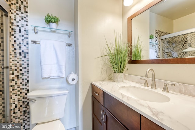 2639 Boston St Unit 203, Baltimore, MD 21224 - full bath featuring toilet, a shower stall, and vanity