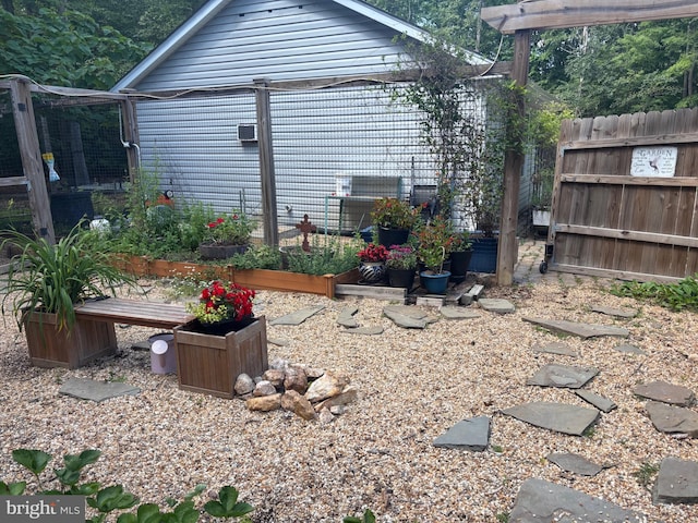 14500 River Junction Dr, Fredericksburg, VA 22407 - view of yard with a garden