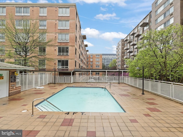 350 G St SW Unit N407, Washington, DC 20024 - pool featuring fence and a patio