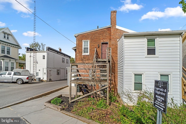 196 E Main St, Westminster, MD 21157 - view of side of home with a chimney