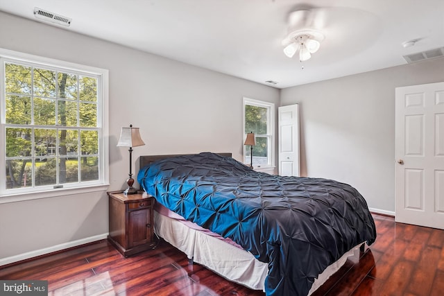 813 Petinot Pl, Stevensville, MD 21666 - bedroom with dark wood-style floors and baseboards