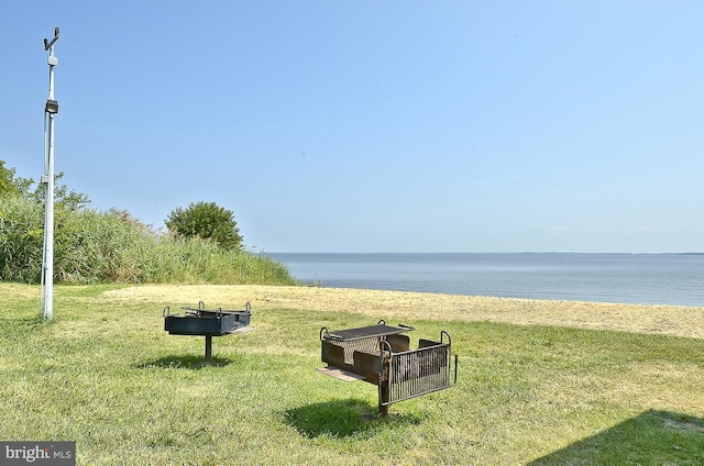 813 Petinot Pl, Stevensville, MD 21666 - view of home's community featuring a water view and a lawn