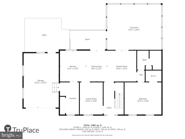 813 Petinot Pl, Stevensville, MD 21666 - property floor plan
