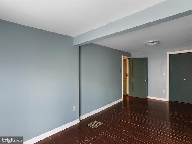 2297 Big Cove Tannery Rd, Big Cove Tannery, PA 17212 - empty room with baseboards, wood finished floors, and visible vents