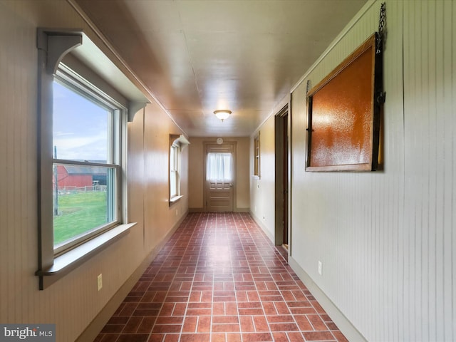 2297 Big Cove Tannery Rd, Big Cove Tannery, PA 17212 - hallway featuring brick floor