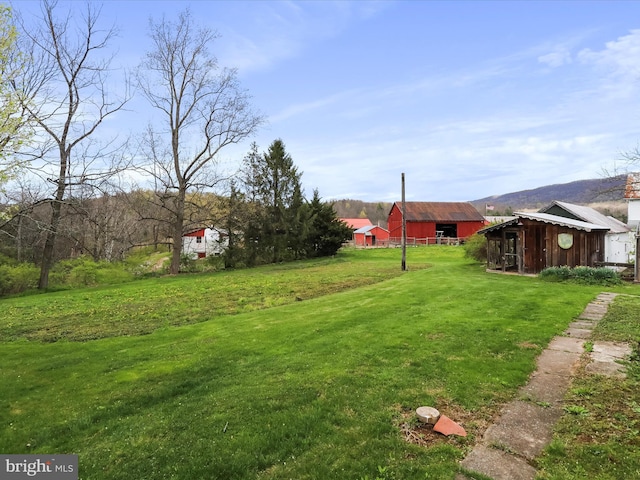 2297 Big Cove Tannery Rd, Big Cove Tannery, PA 17212 - view of yard featuring an outbuilding