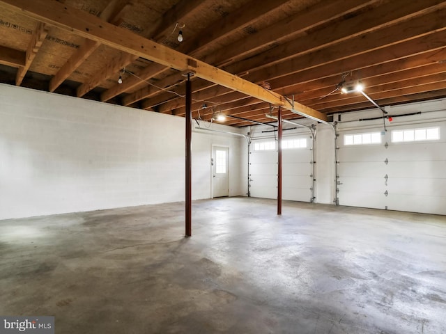 2297 Big Cove Tannery Rd, Big Cove Tannery, PA 17212 - garage with concrete block wall